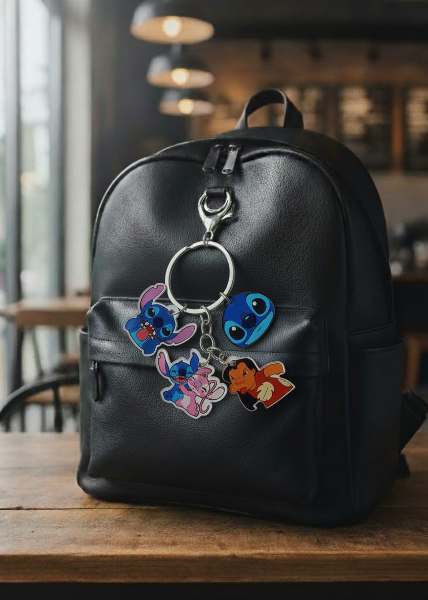 Stitch & Lilo - Charm Keychain