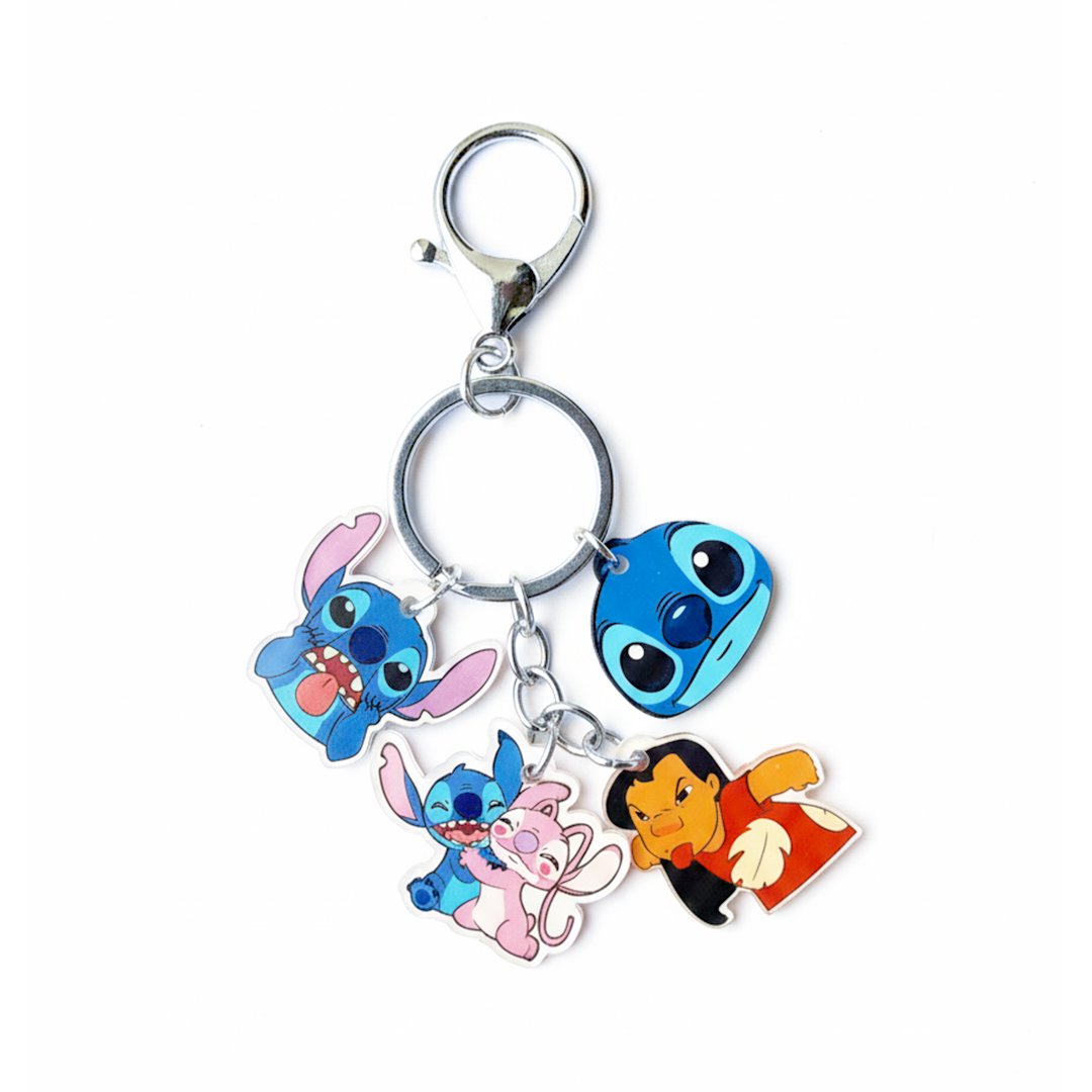 Stitch & Lilo - Charm Keychain