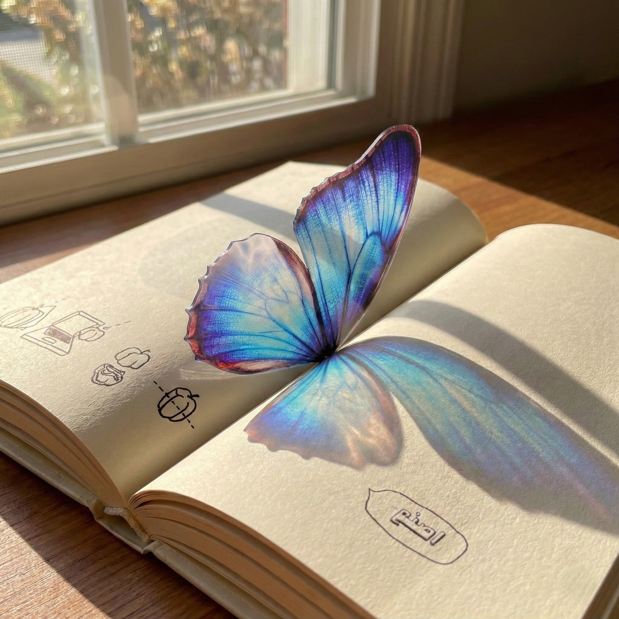 Blue Wings - Transparent