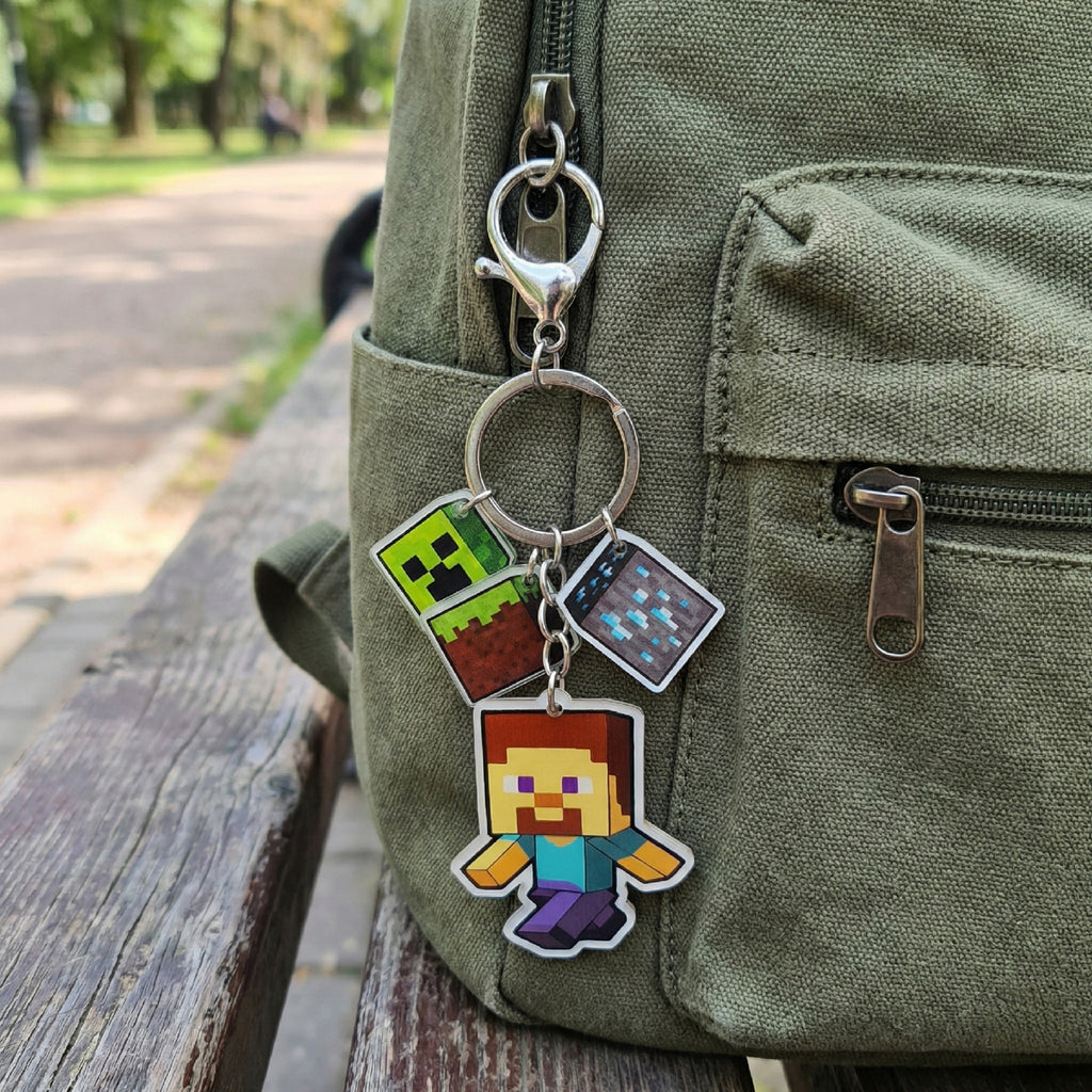Minecraft - Charm Keychain
