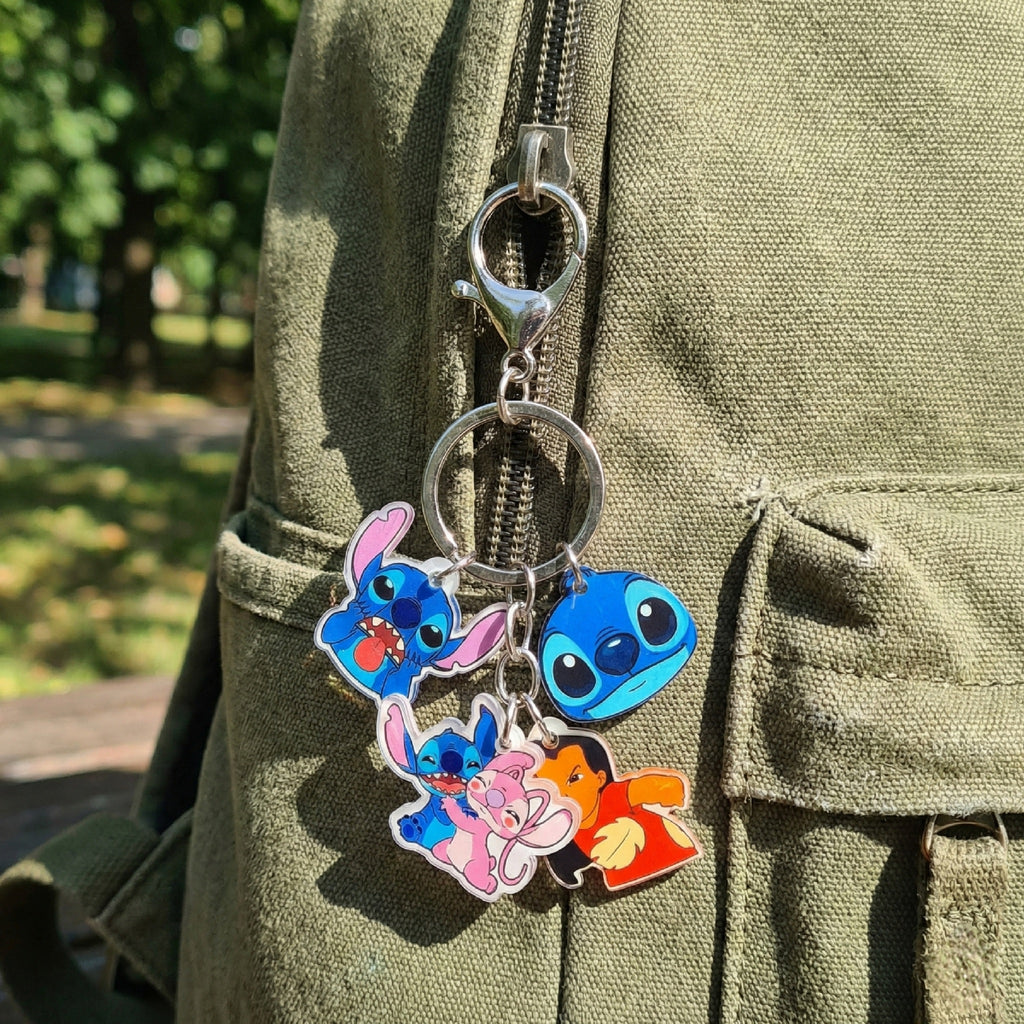 Stitch & Lilo - Charm Keychain