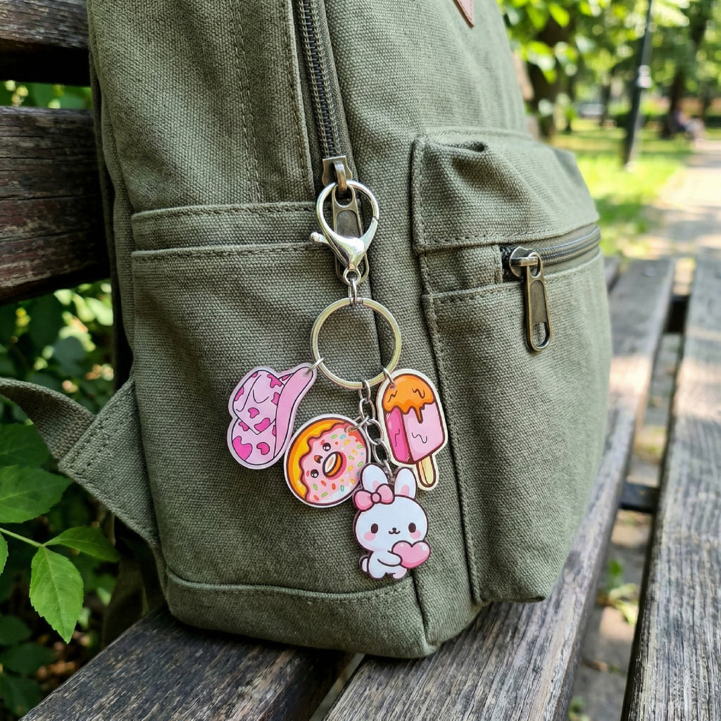 Bunny - Charm Keychain