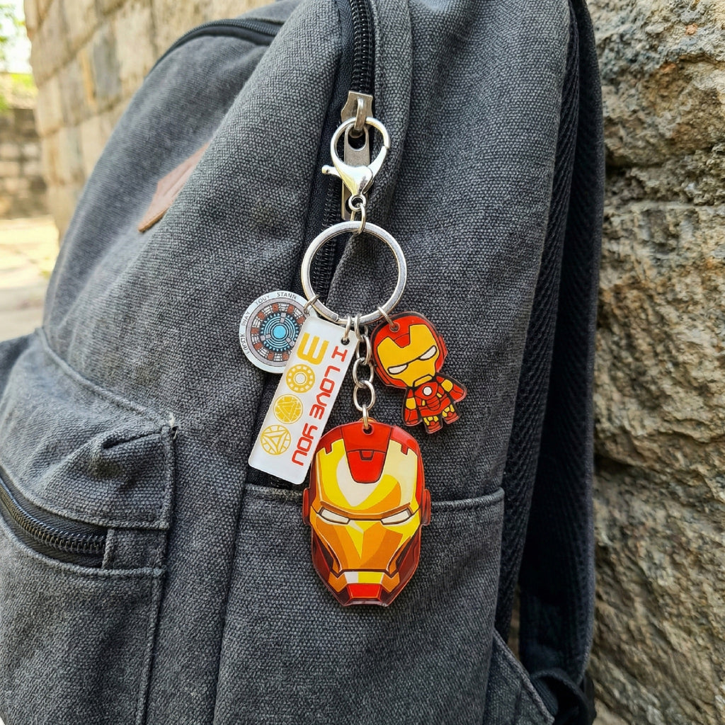 Iron Man - Charm Keychain