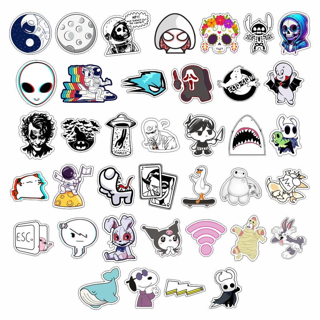 Nightmare Glow Sticker Bundle 38pcs