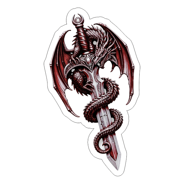 Sword Dragon - Transparent