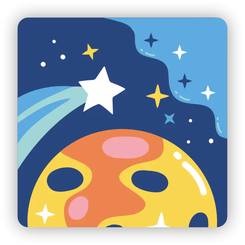 Space 6 Pcs