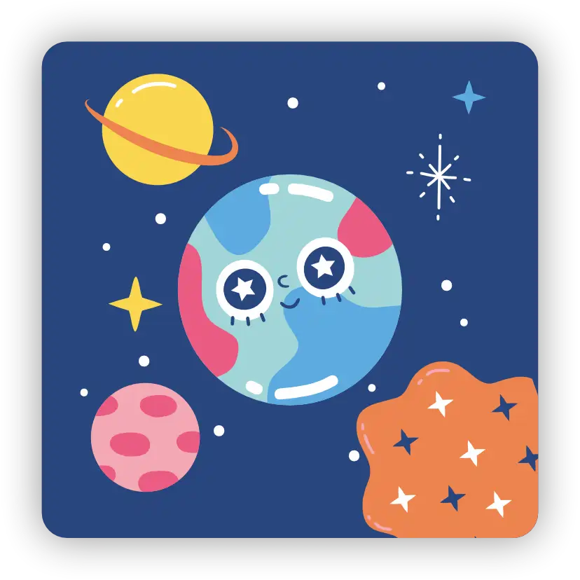 Space 6 Pcs