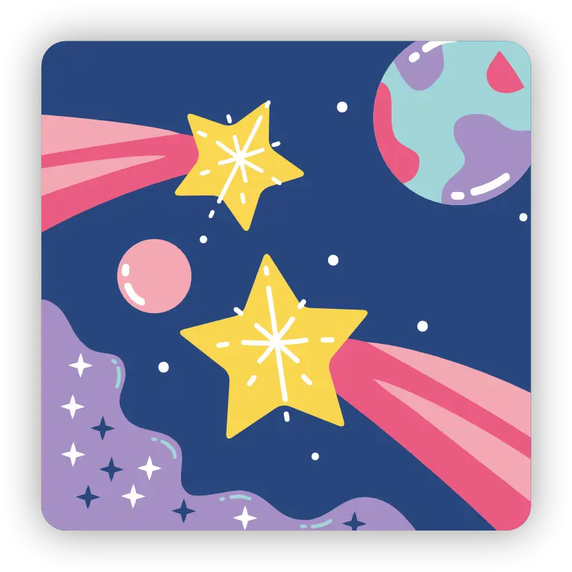 Space 6 Pcs