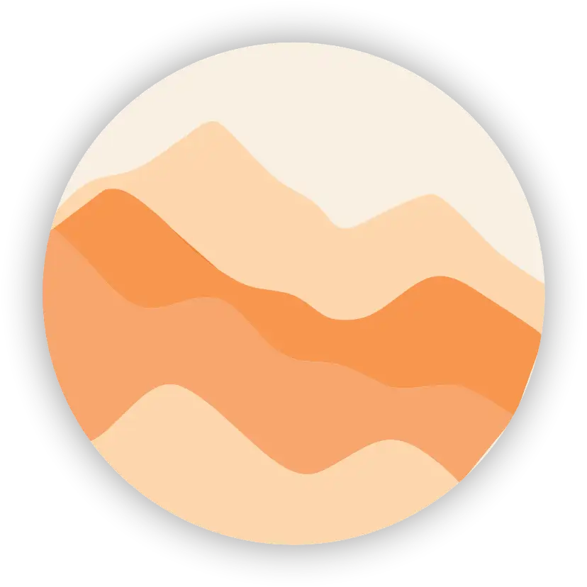 Retro Sunset 5 Pcs