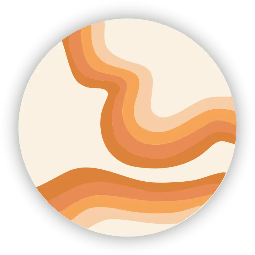 Retro Sunset 5 Pcs