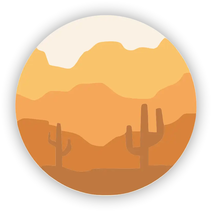 Retro Sunset 5 Pcs