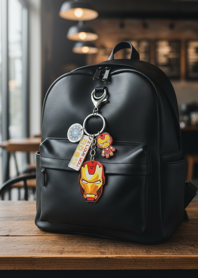 Iron Man - Charm Keychain