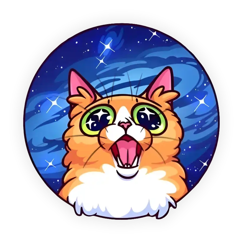 Cat Space - Coaster
