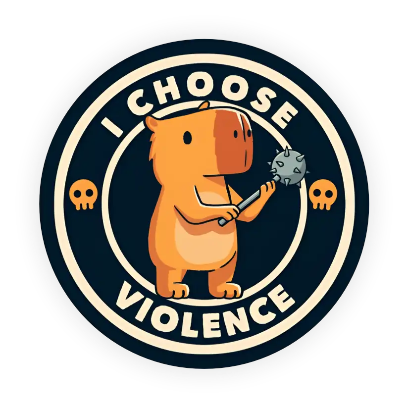 I Choose Violence - Coaster