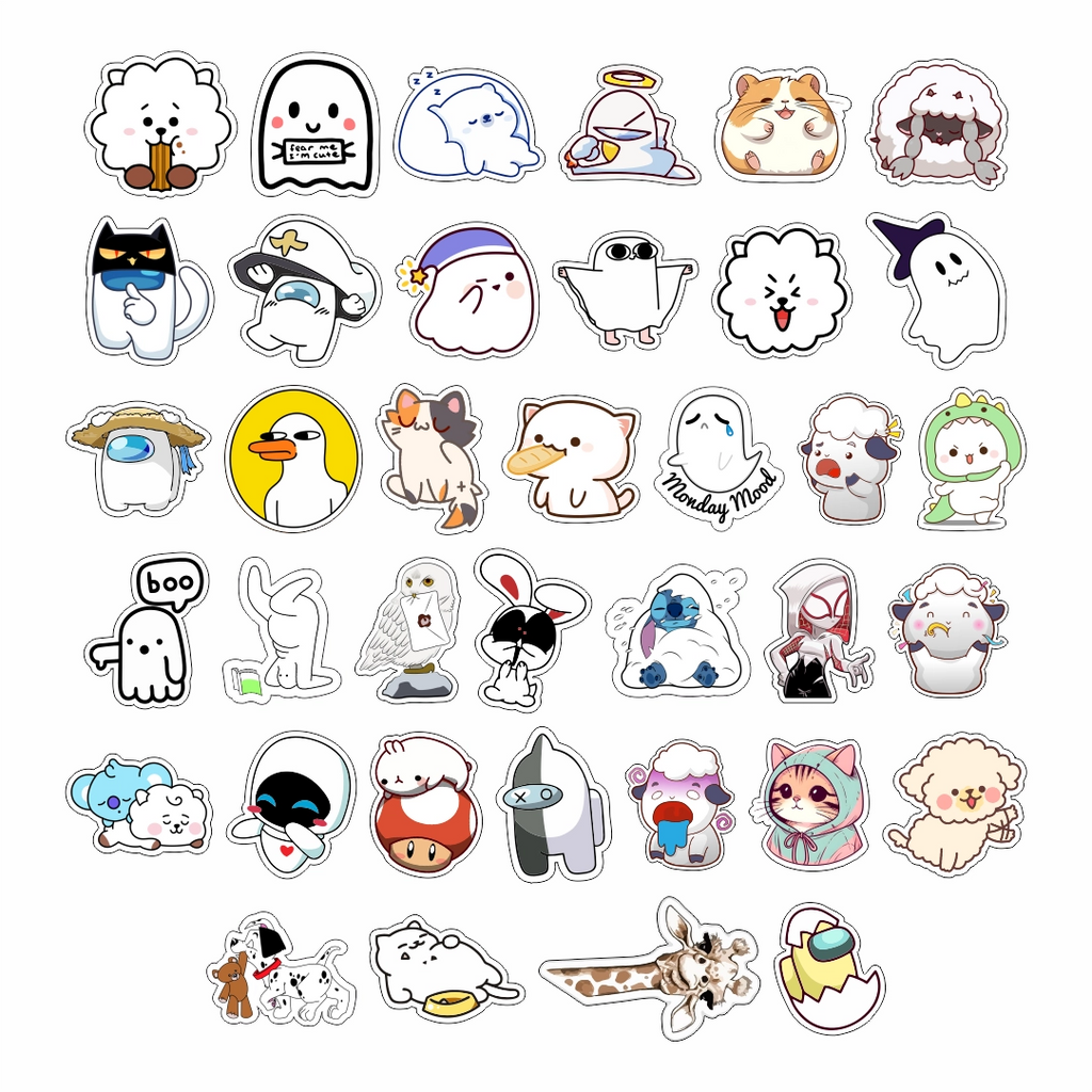 BooCute Glow Sticker Bundle 39pcs