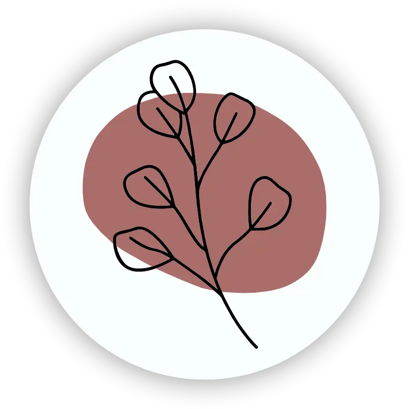 Line Art Leaf 4 Pcs
