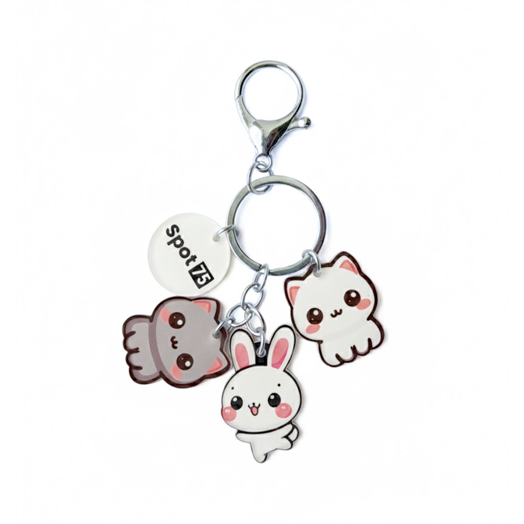 Cats - Charm Keychain
