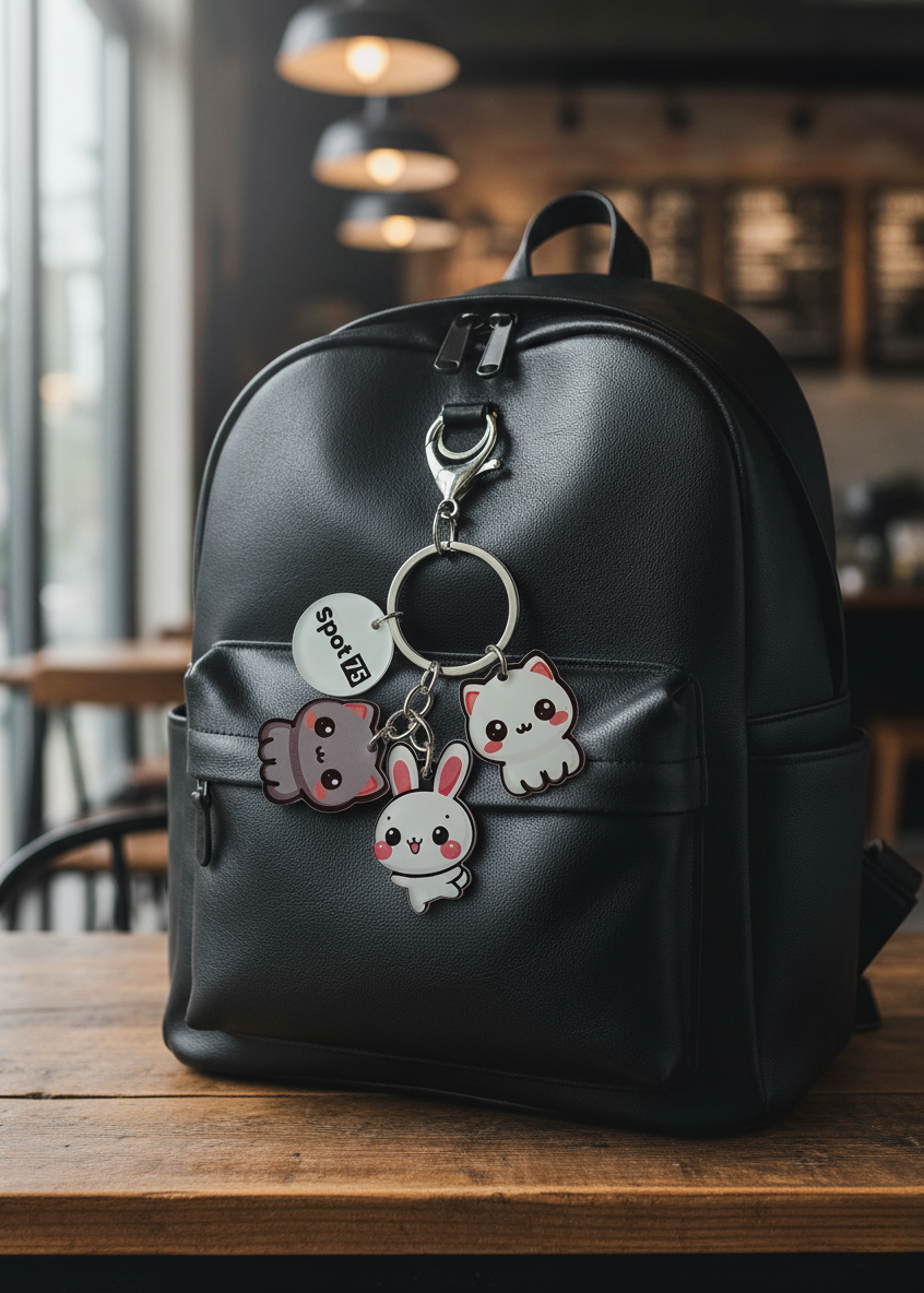 Cats - Charm Keychain