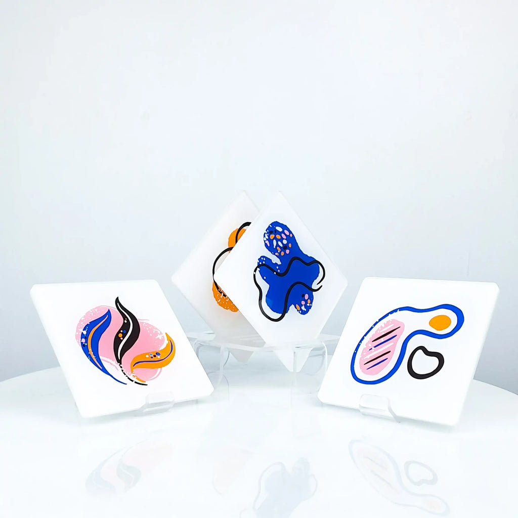 Abstract Art 4 Pcs