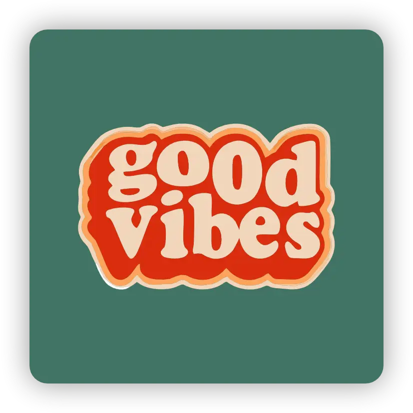 Retro Good Vibe 5 Pcs