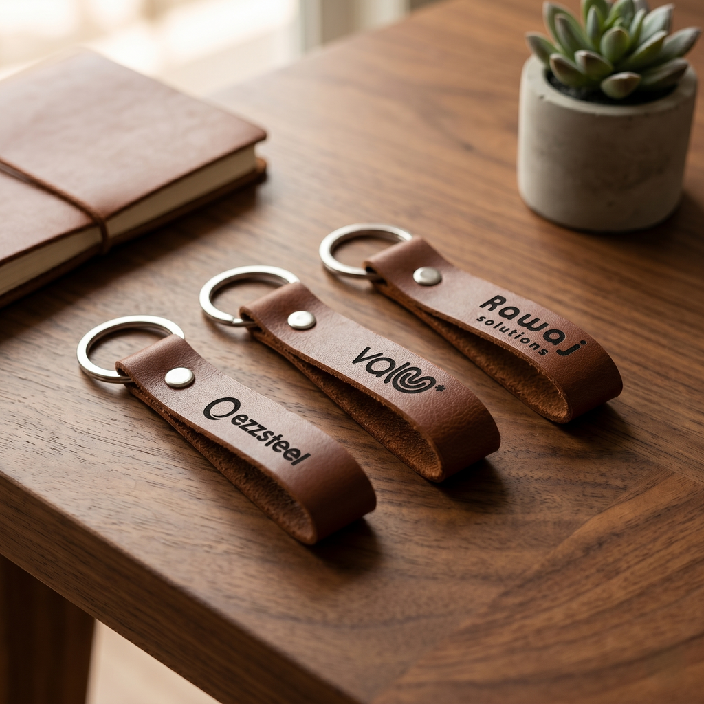 Leather Keychain