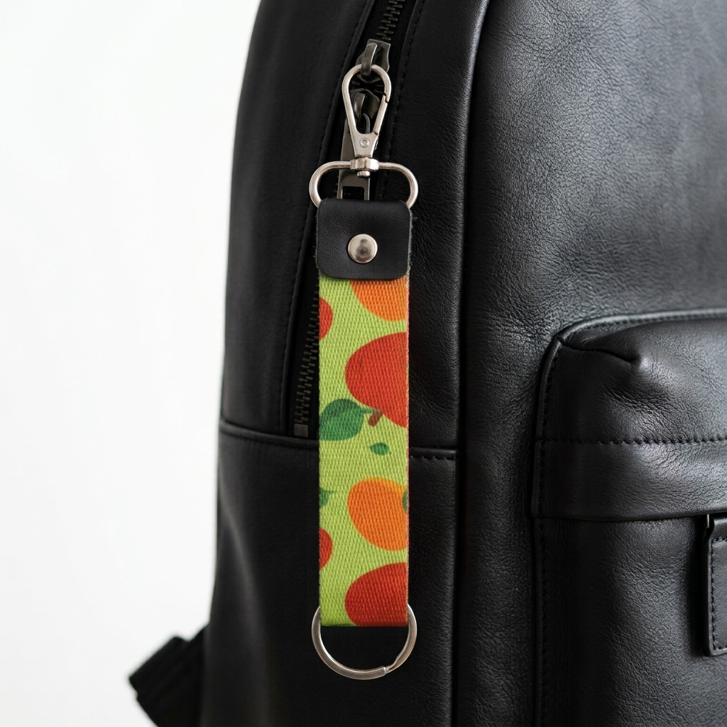 Fruit Collection fabric keychain 4pcs