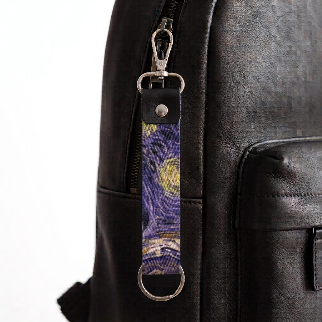 Art Collection fabric keychain 4pcs