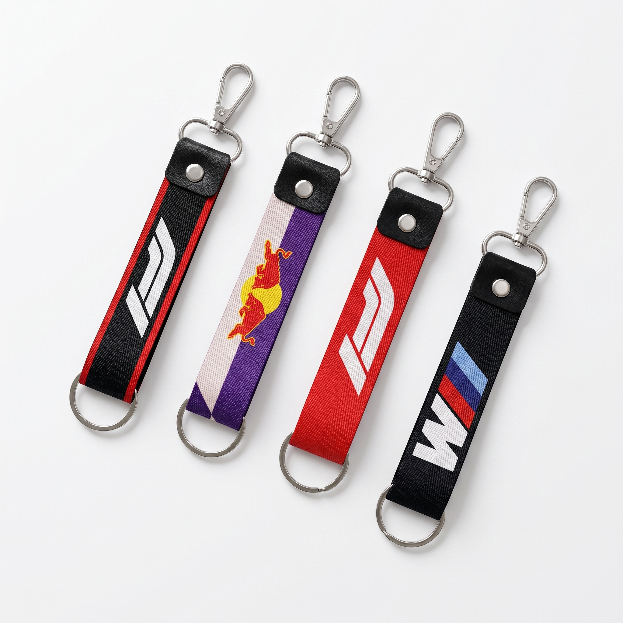 Car Collection fabric keychain 4pcs