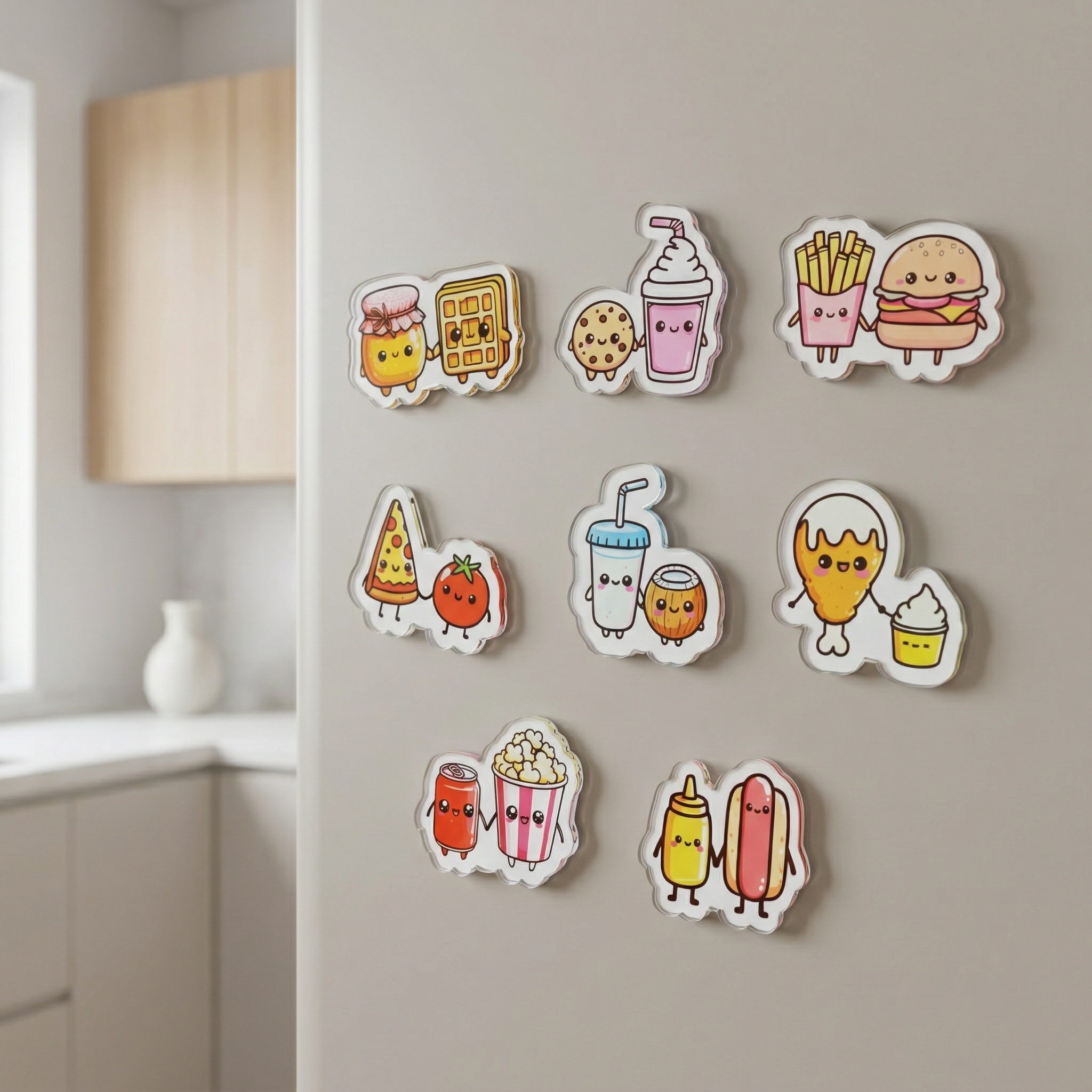 Food Duo Magnets 8 pcs