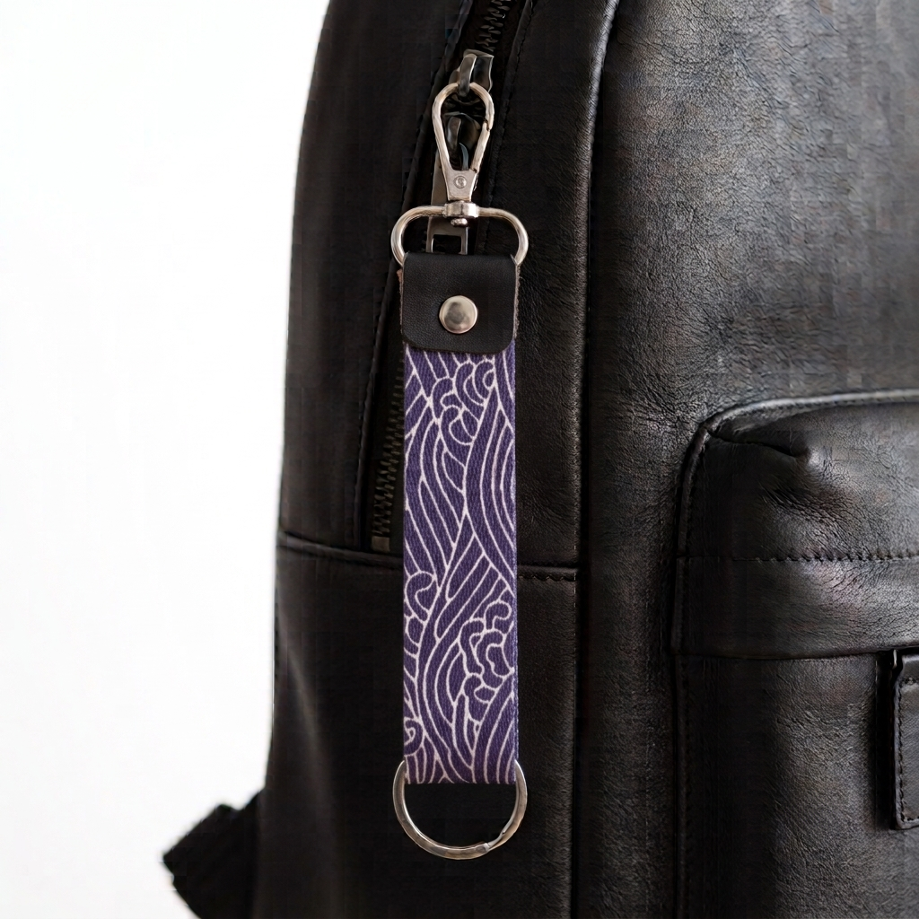 Art Collection fabric keychain 4pcs