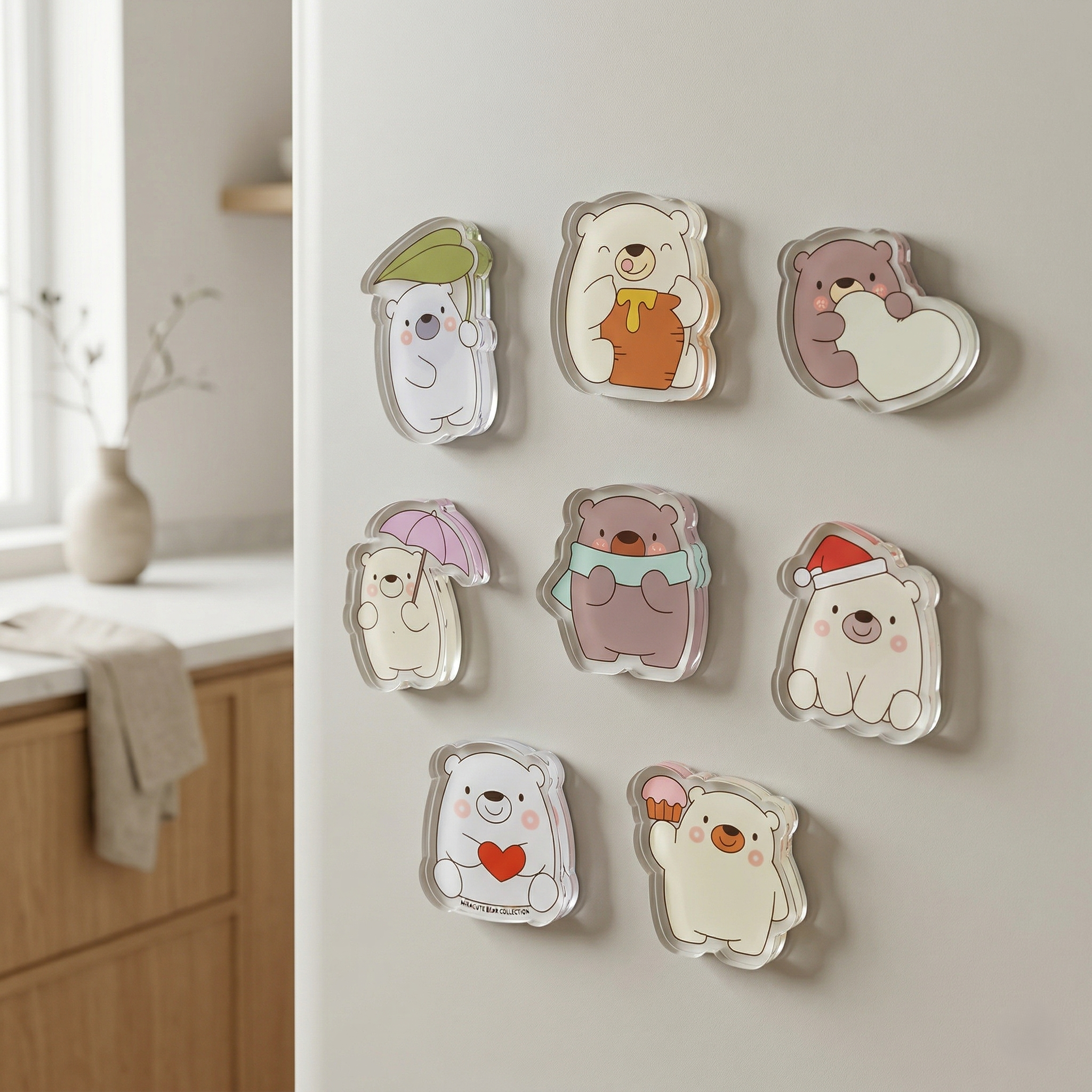 Bear Magnets 8 pcs
