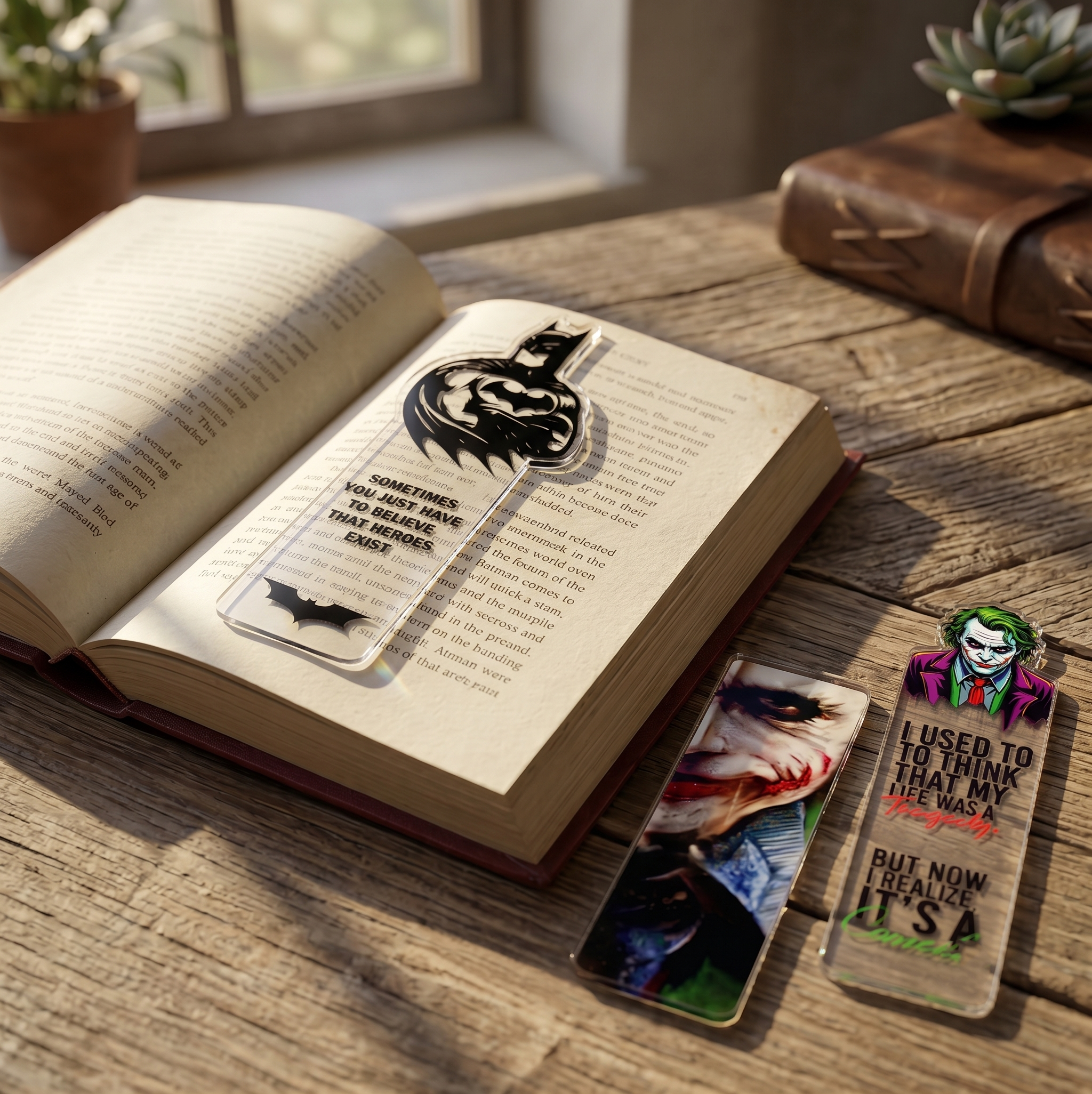 Dark Knight bookmark 3pcs