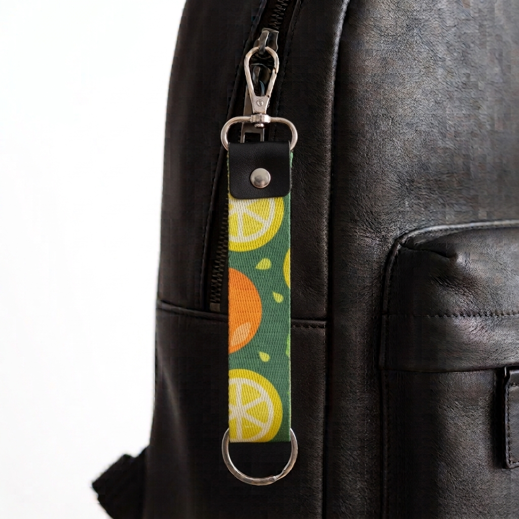 Fruit Collection fabric keychain 4pcs