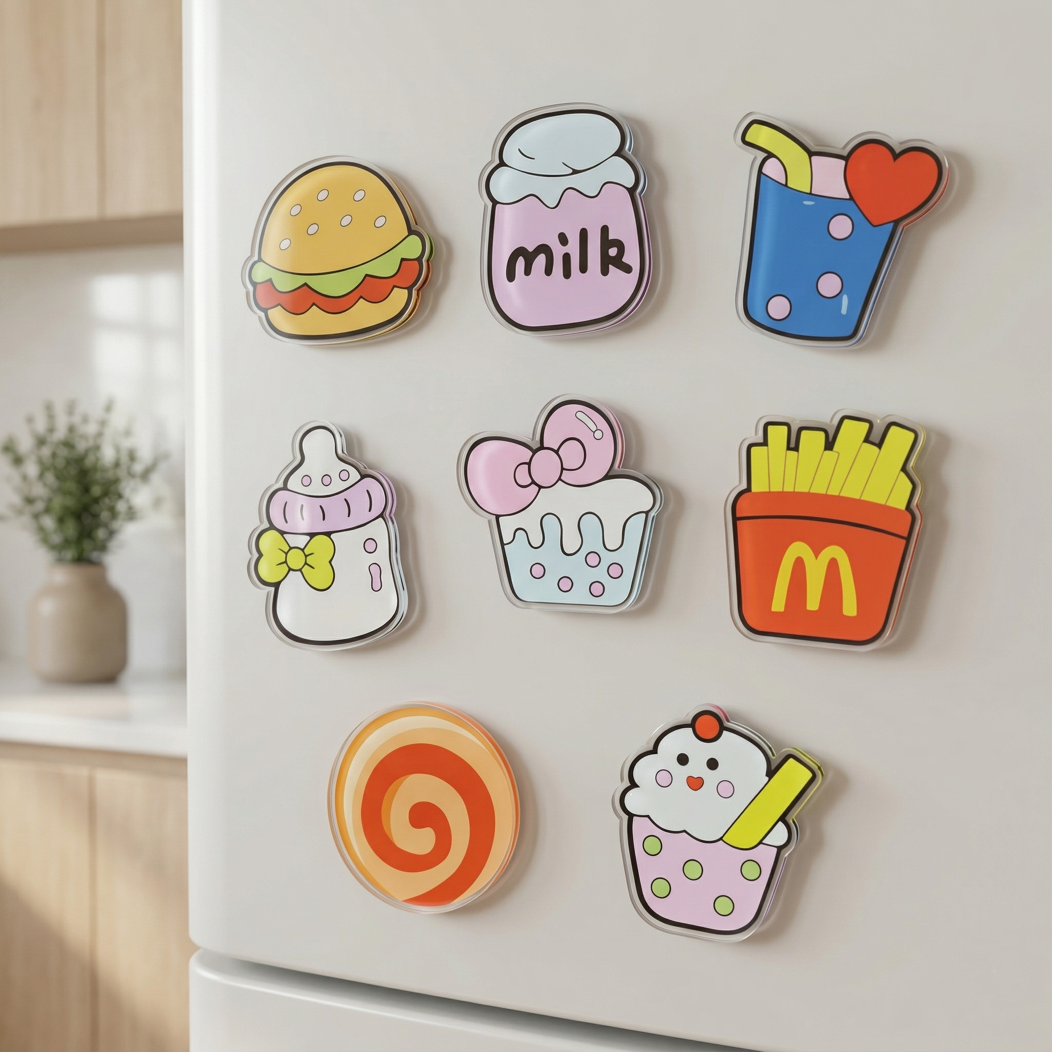 Food & Drink Magnets 8 pcs