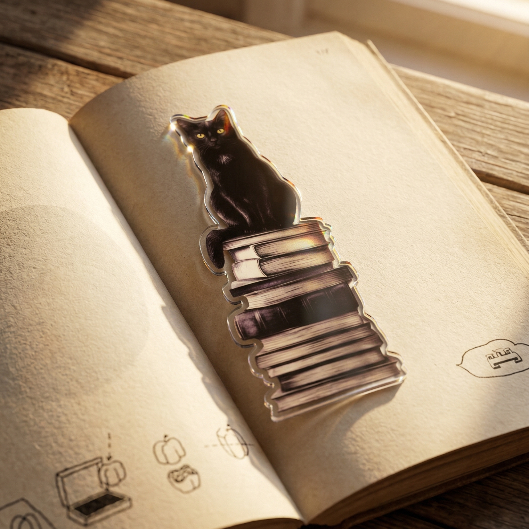 Cat Books - Transparent