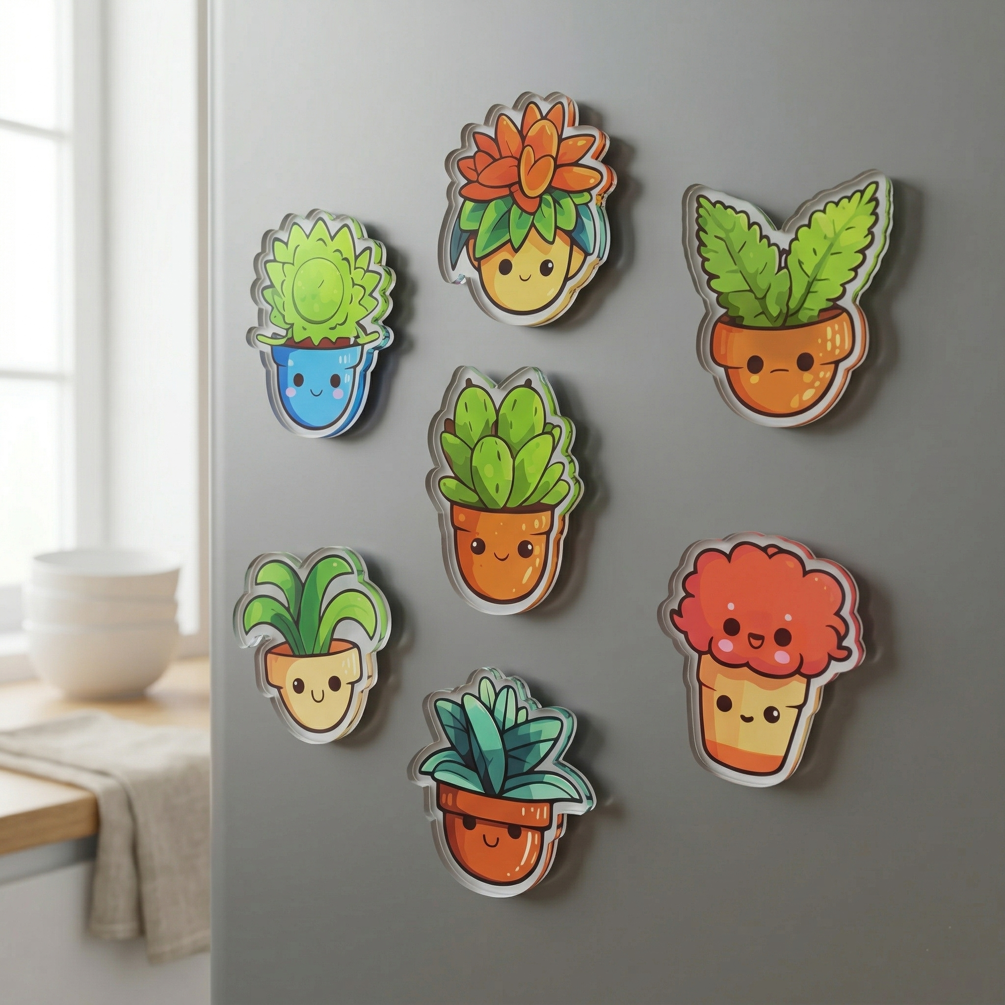 Plant Magnets 7 pcs