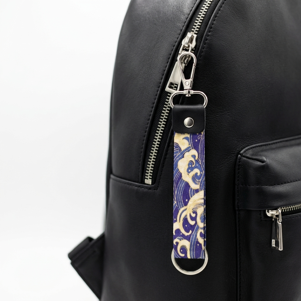Art Collection fabric keychain 4pcs
