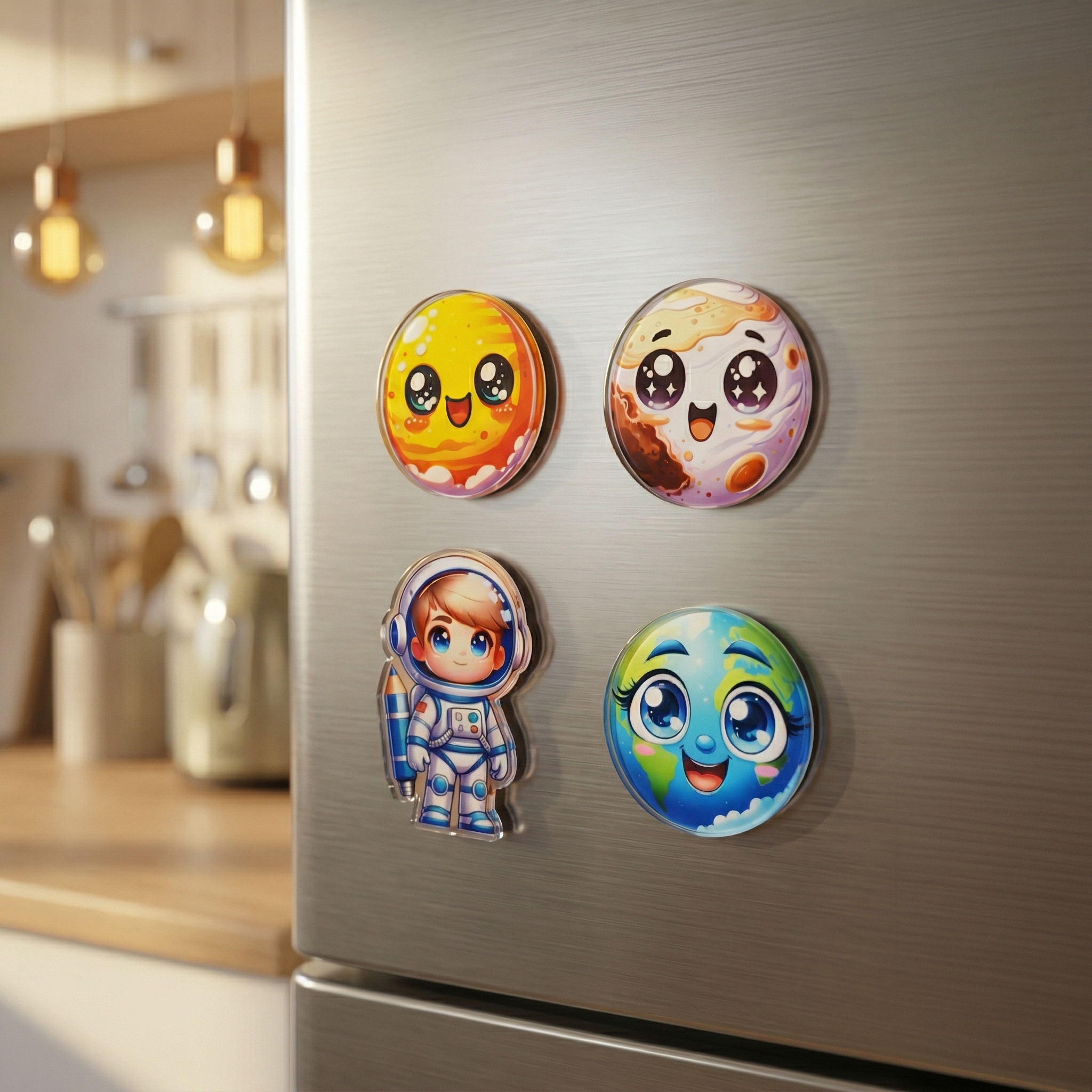 Space Magnets 4 pcs