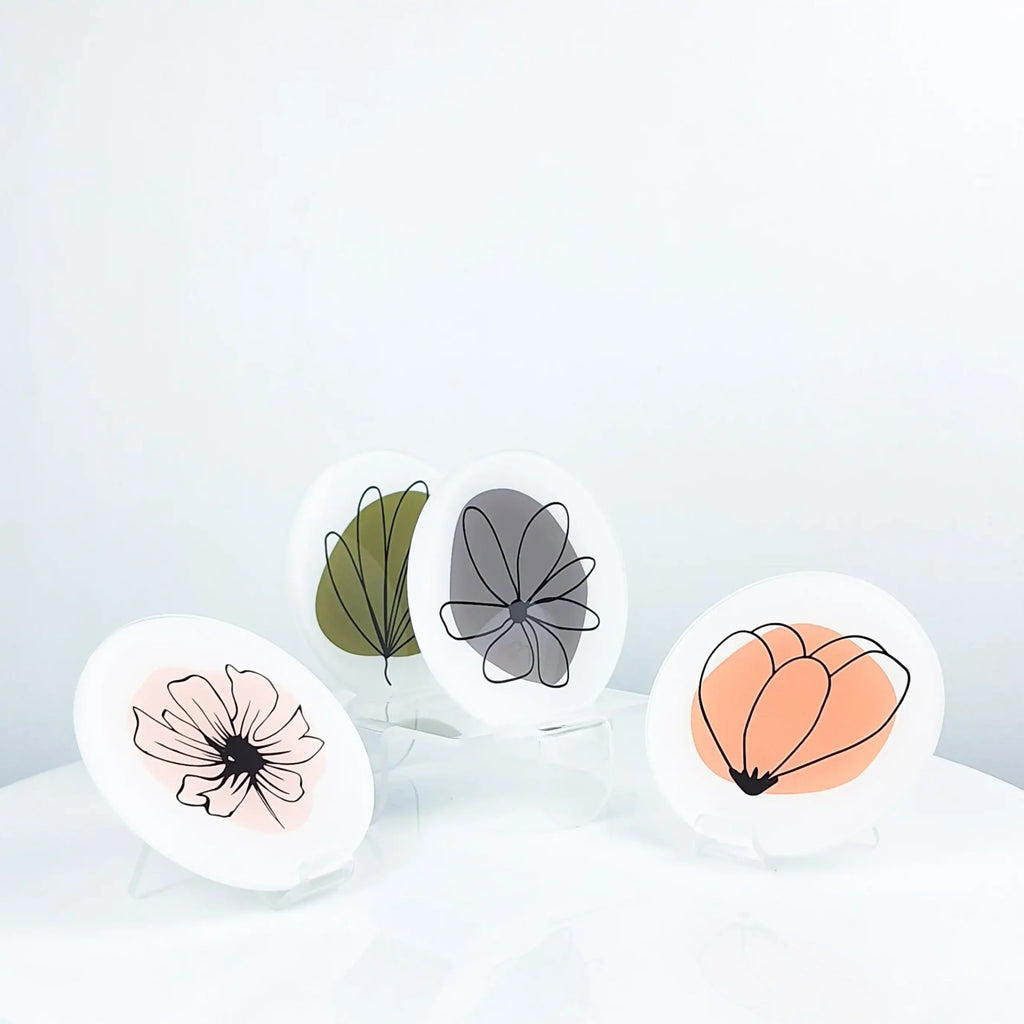 Modern Botanical 4 Pcs