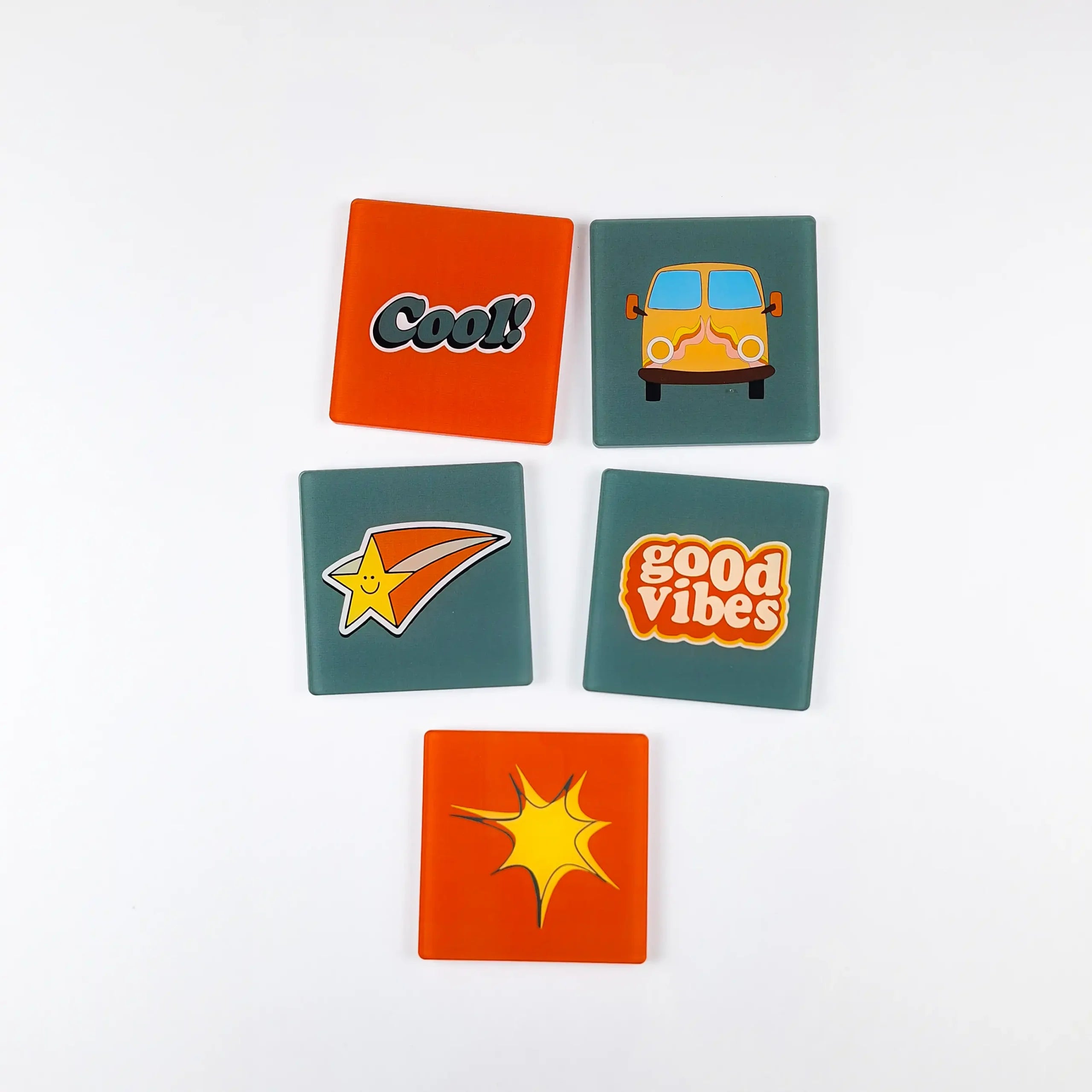 Retro Good Vibe 5 Pcs