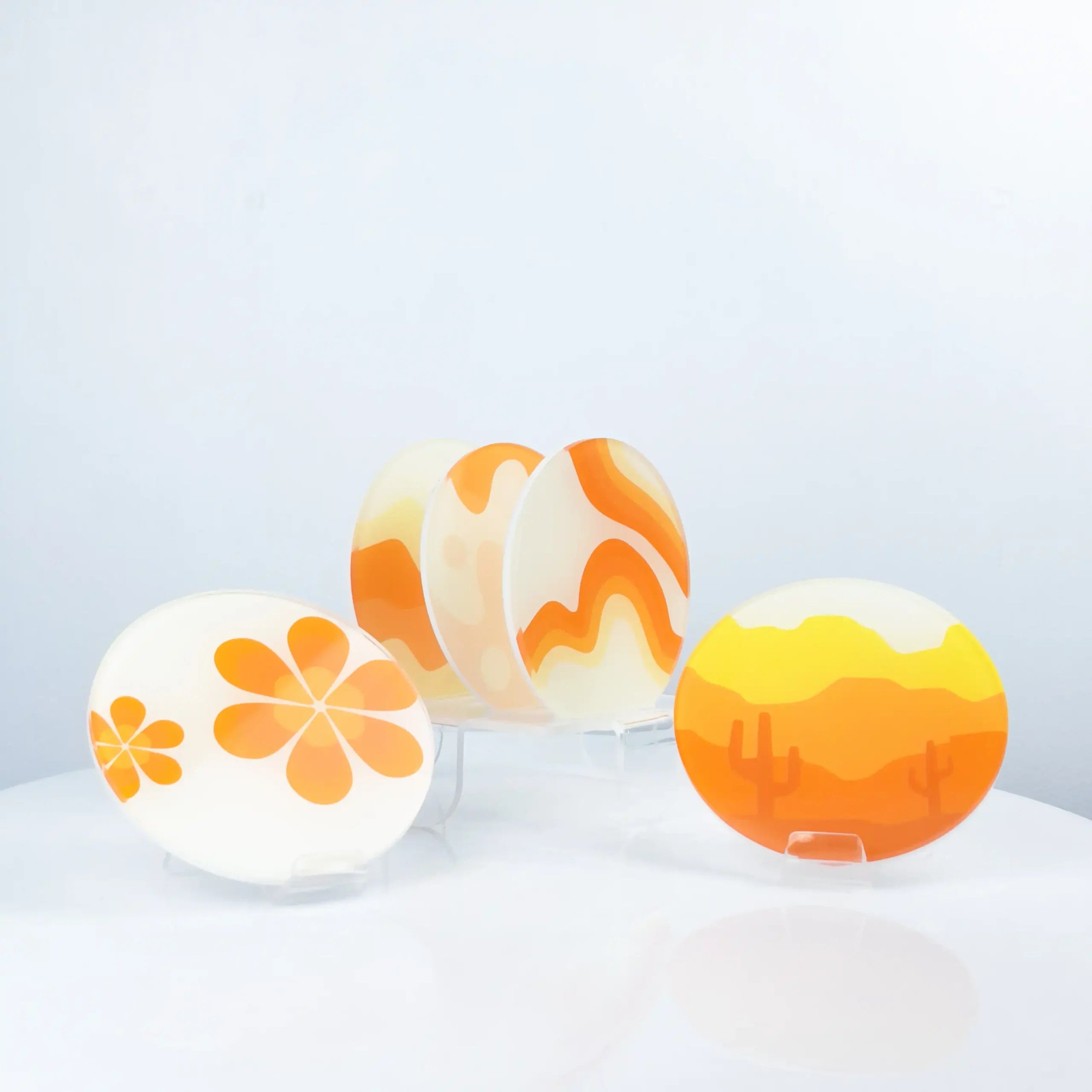 Retro Sunset 5 Pcs