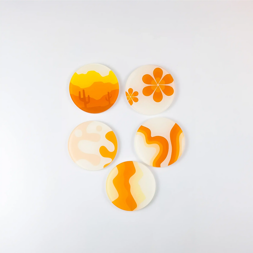Retro Sunset 5 Pcs