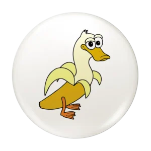 Banana Duck - Button Badge