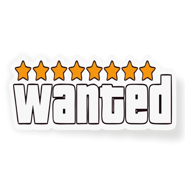 Wanted - sticker