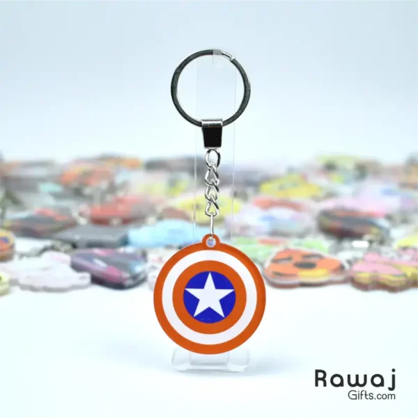 Captain America Shield - Keychain - Image 2