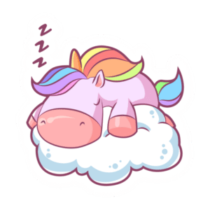 Dream Unicorn - Glow Sticker