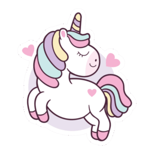 Sweet Unicorn - Glow Sticker