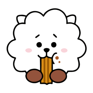 Fluffy Cloud - Glow Sticker