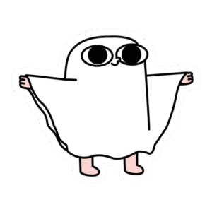 Fake Ghost - Glow Sticker