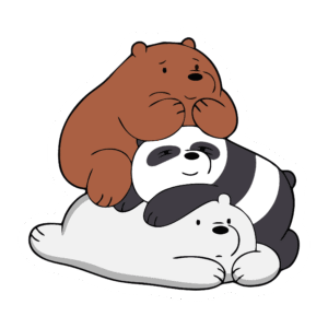 Hug Bears - Glow Sticker